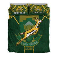 Personalised South Africa Rugby Bedding Set 2023 Go Springboks World Cup - Shopicos
