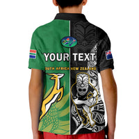 Custom New Zealand South Africa Rugby Polo Shirt All Black Maori Mix Springboks - Shopicos
