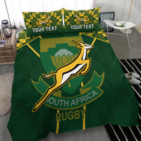 Personalised South Africa Rugby Bedding Set 2023 Go Springboks World Cup - Shopicos