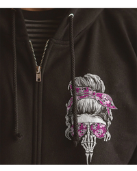 I'm A B Don't Try Me Skull Black Hoodie - Shopicos