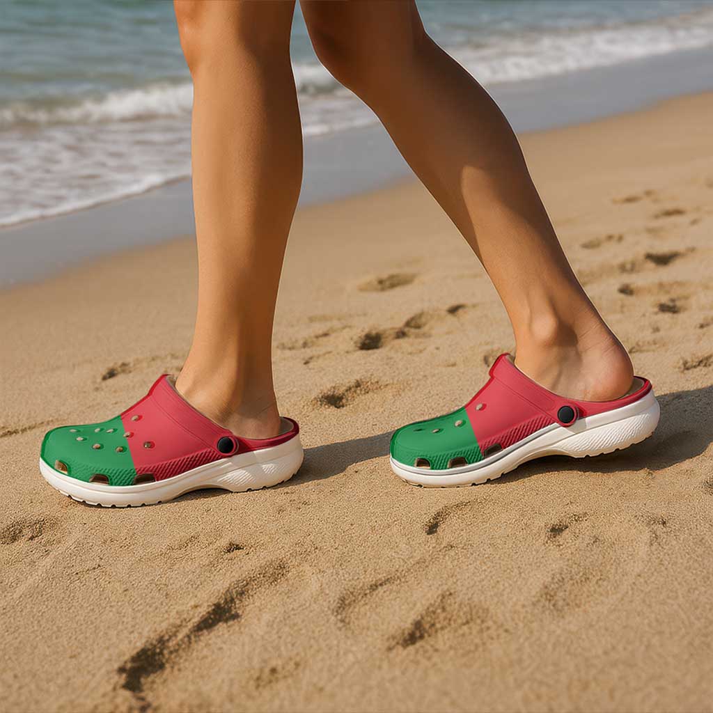 Belarus Clogs Shoes Flag Color Inspiration - Shopicos