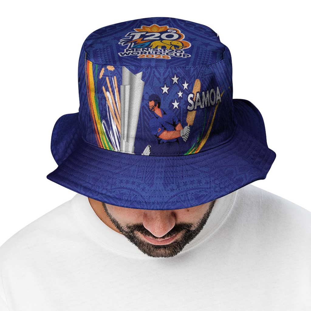 Custom Cricket Samoa East Asia-Pacific Bucket Hat Samoa Storming the Limits - Shopicos