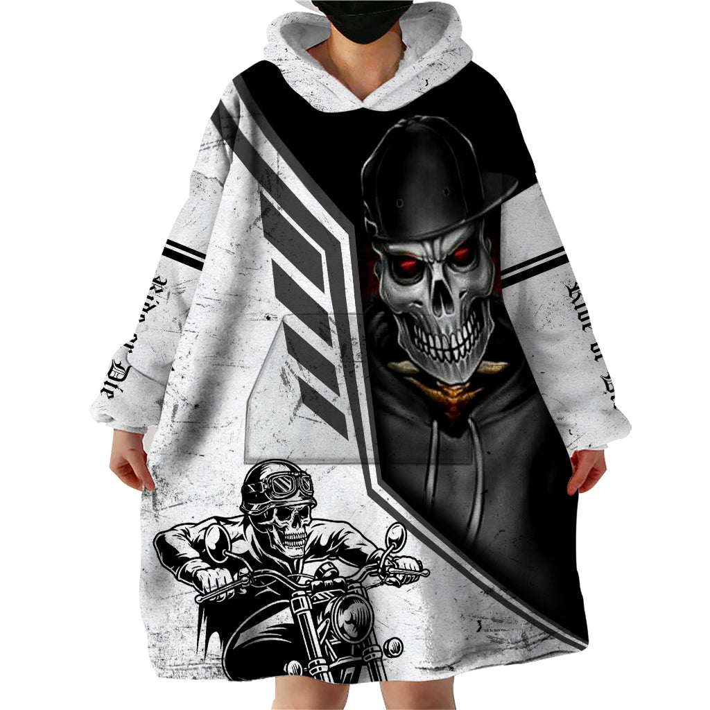 Skull Wearable Blanket Hoodie Riding Motocycle - Shopicos