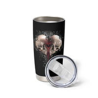 Reaper Heart Tumbler Cup Eternal Embrace - Uniting Souls in the Realm of Skulls - Shopicos