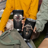 Reaper Heart Tumbler Cup Eternal Embrace - Uniting Souls in the Realm of Skulls - Shopicos