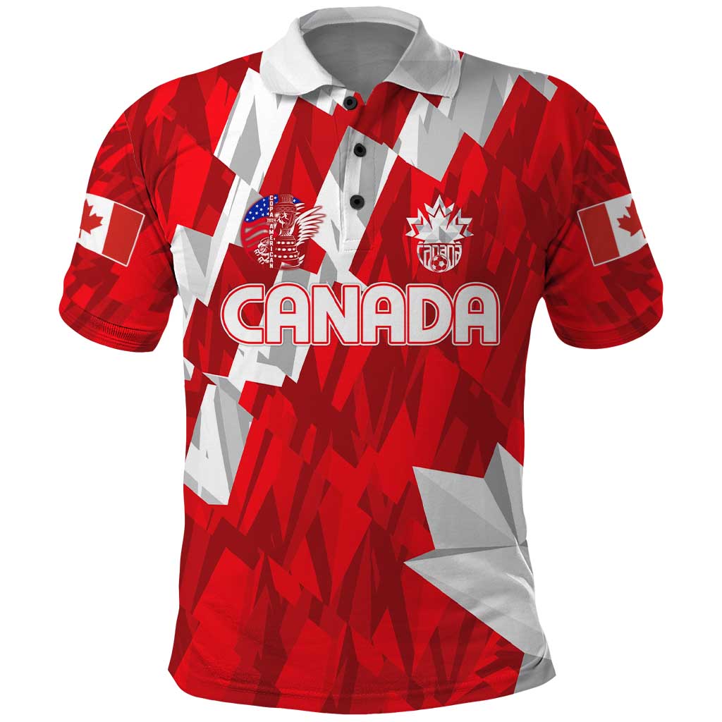 Canada Soccer 2024 Polo Shirt Canucks The Reds - Shopicos