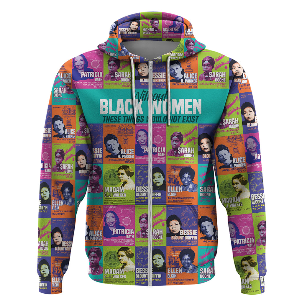 African Women Inventors Hoodie Without Black Women These Things Would Not Exist - Shopicos