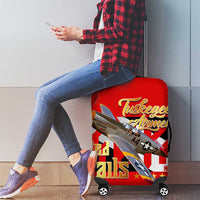 Tuskegee Red Tails Airmen Luggage Cover WWII Fighter Pilot Legacy - Shopicos