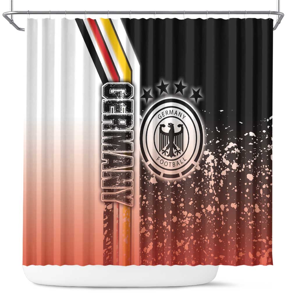 Germany Football Shower Curtain Die Mannschaft Soccer - Road To Champion - Shopicos