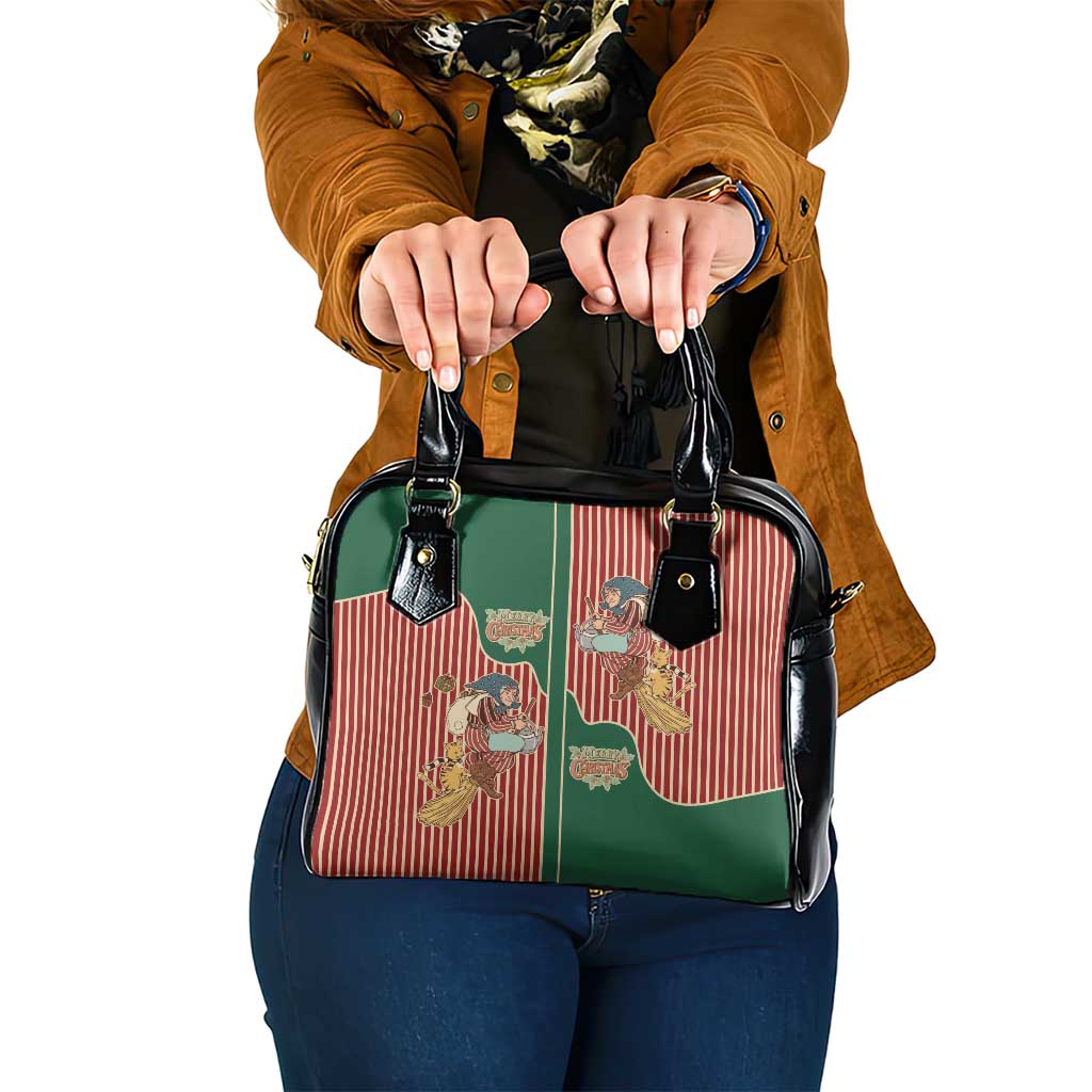 Western Yoke Shoulder Handbag Befana Merry Christmas Retro Style - Shopicos