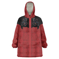 Western Yoke Wearable Blanket Hoodie Krampus Christmas Horror Style - Shopicos