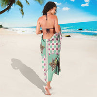 Western Yoke Sarong Rudolph Cowboy Christmas Retro Style - Shopicos