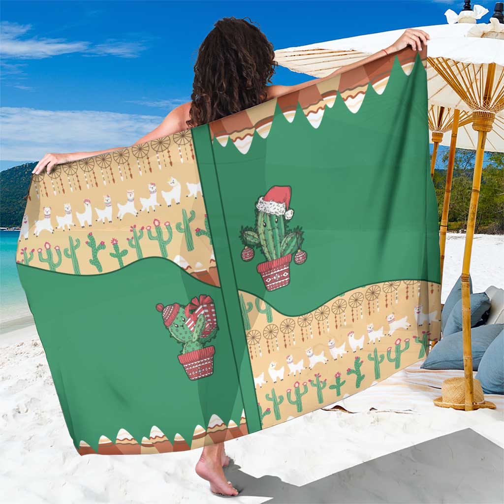 Western Yoke Sarong Cactus Christmas Cute Style - Shopicos