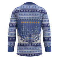 Hanukkah Christmas Hockey Jersey Love And Lights - Shopicos