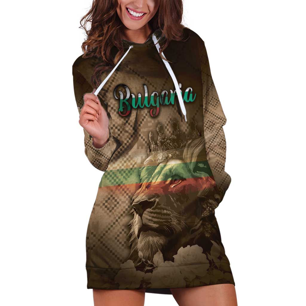 Personalized Bulgaria Hoodie Dress Lion King Is Pride - Shopicos