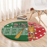 Six Seven Christmas Round Carpet Funny Tung Tung Tung Sahur - Shopicos