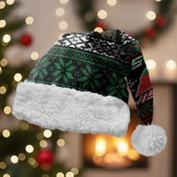 Belarus Christmas Santa Hat Flag With Belarusian Patterns - Shopicos