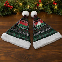Belarus Christmas Santa Hat Flag With Belarusian Patterns - Shopicos