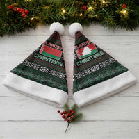 Belarus Christmas Santa Hat Flag With Belarusian Patterns - Shopicos