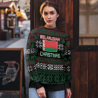 Belarus Christmas Ugly Christmas Sweater Flag With Belarusian Patterns - Shopicos