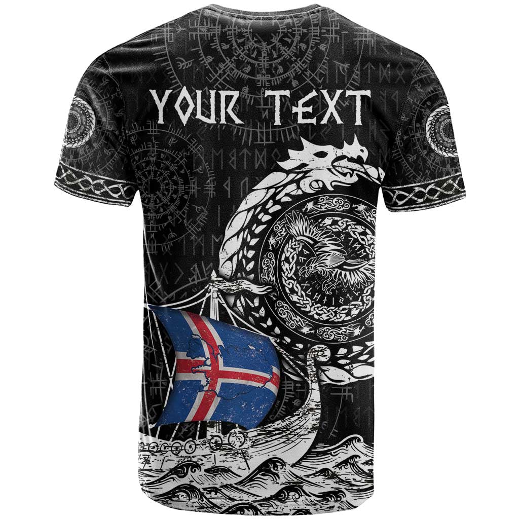 Personalized Viking Iceland T Shirt Icelander Viking Ship