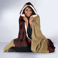 Western Yoke Hooded Blanket Black Santa Cowboy Retro Style - Shopicos
