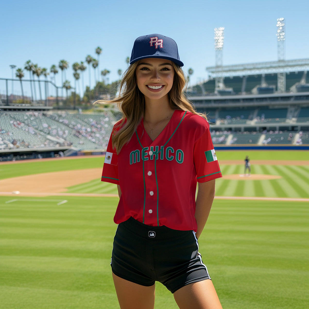 (Custom Personalised And Number) Baseball 2023 Mexico Baseball Jersey Red Style LT6 - Shopicos