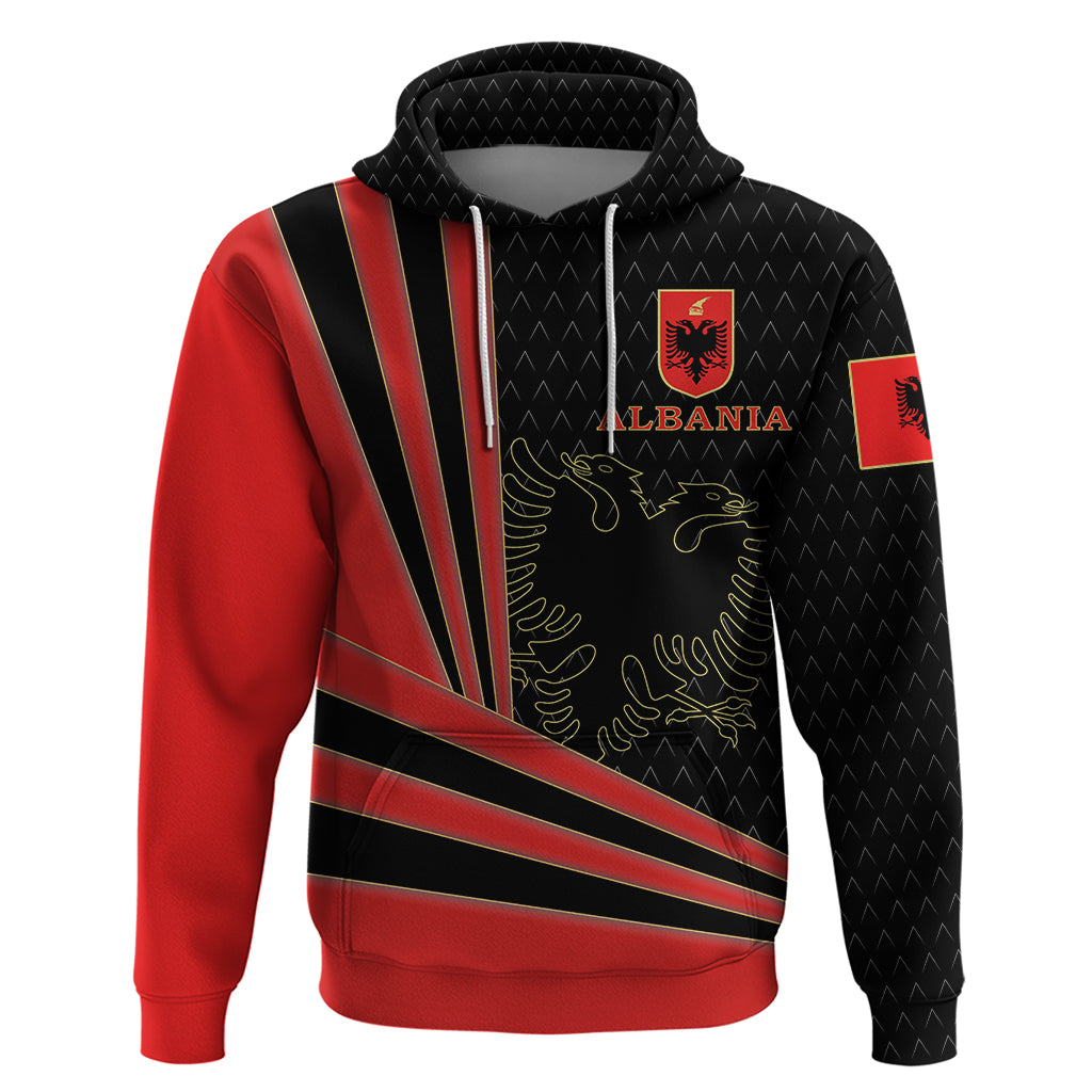 Albania Zip Up Hoodie Albania Flag - Shopicos