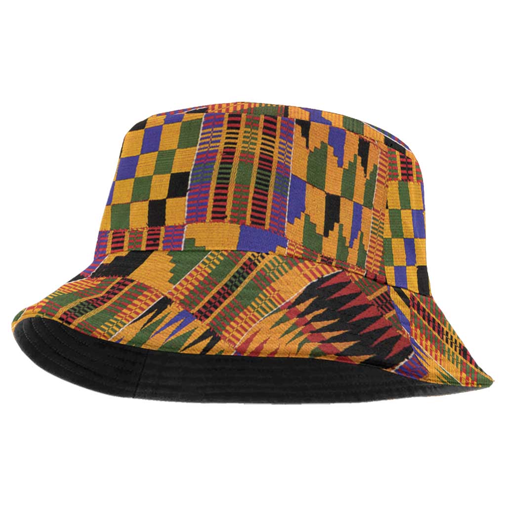 Kente African Pattern Bucket Hat - Shopicos