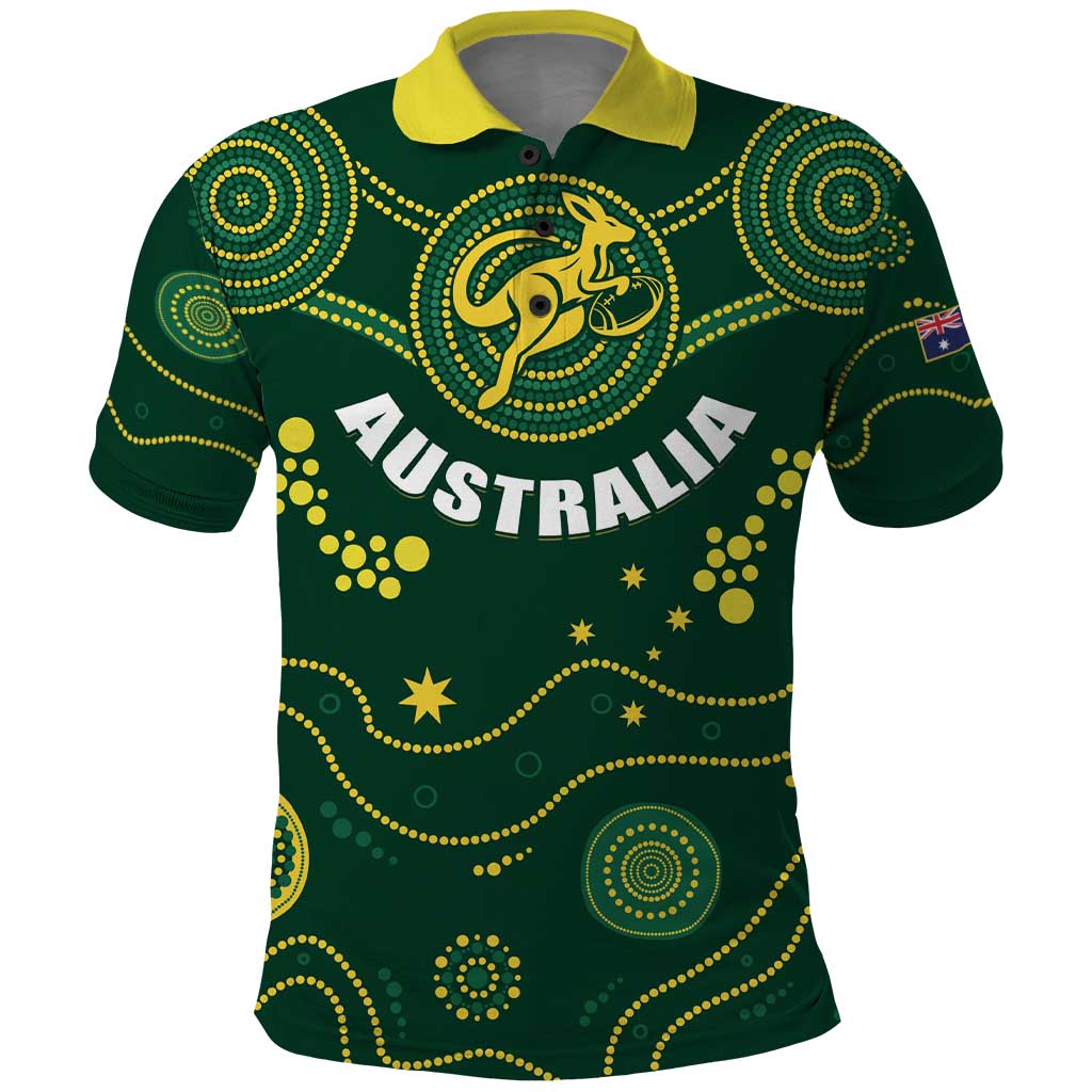Australia 2024 Rugby Polo Shirt Go Wallabies - Shopicos