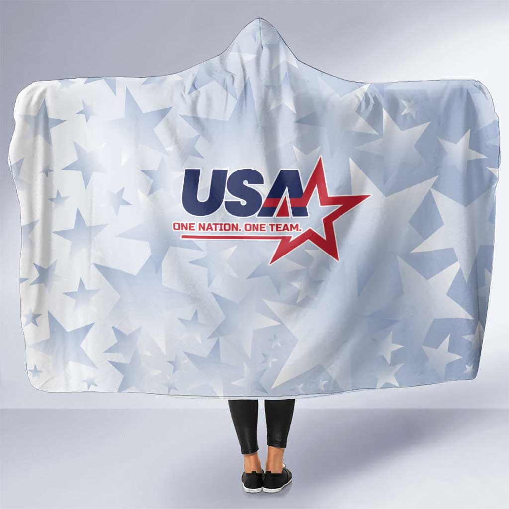 USA Soccer Team 2026 Hooded Blanket One Nation One Team - Shopicos