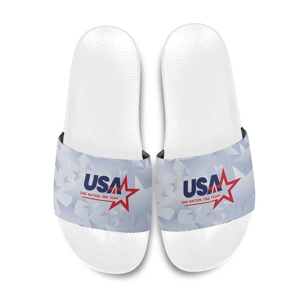 USA Soccer Team 2026 Slide Sandals One Nation One Team - Shopicos