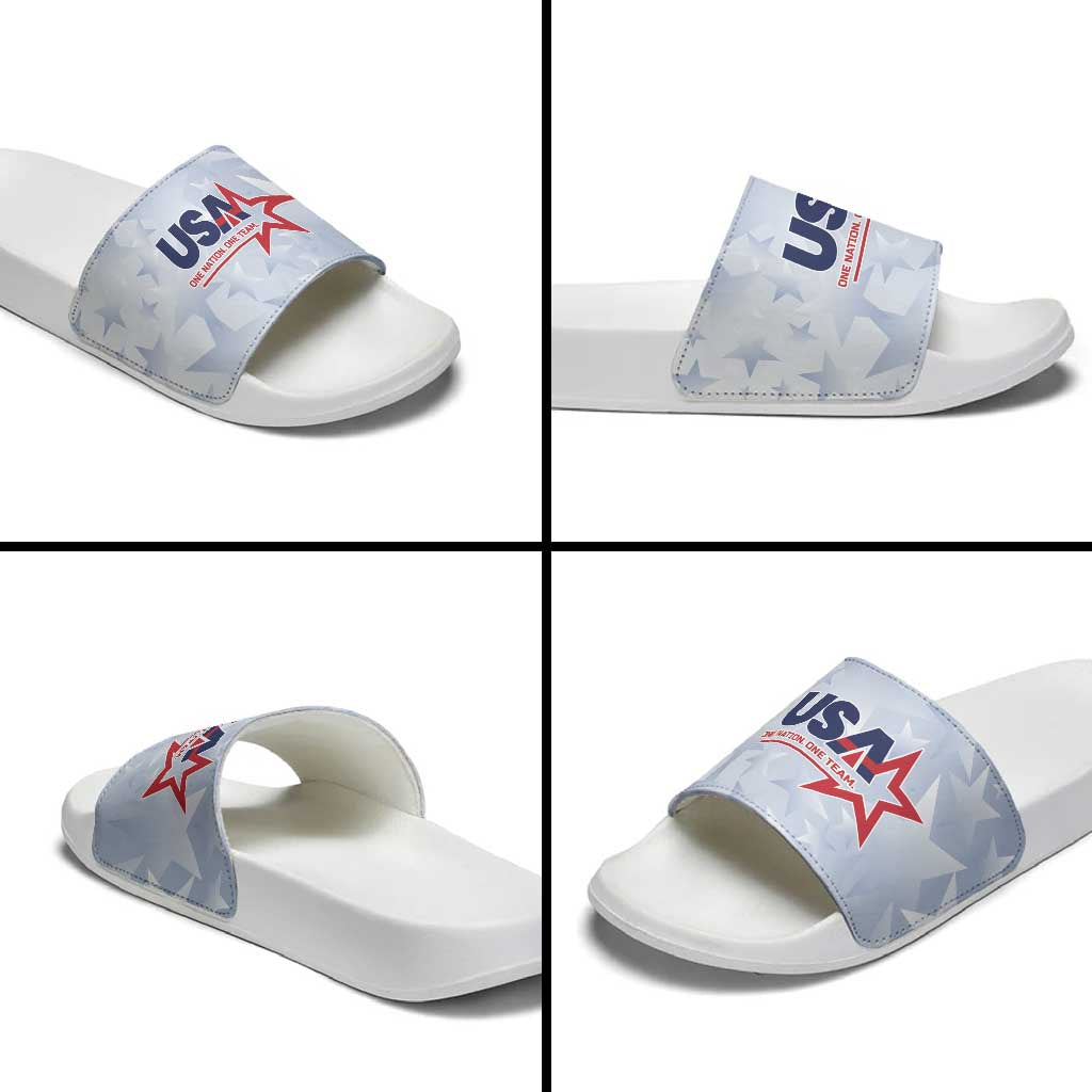 USA Soccer Team 2026 Slide Sandals One Nation One Team - Shopicos