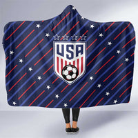 Soccer USA 2026 Hooded Blanket Stronger Together We Are One Nation - Shopicos
