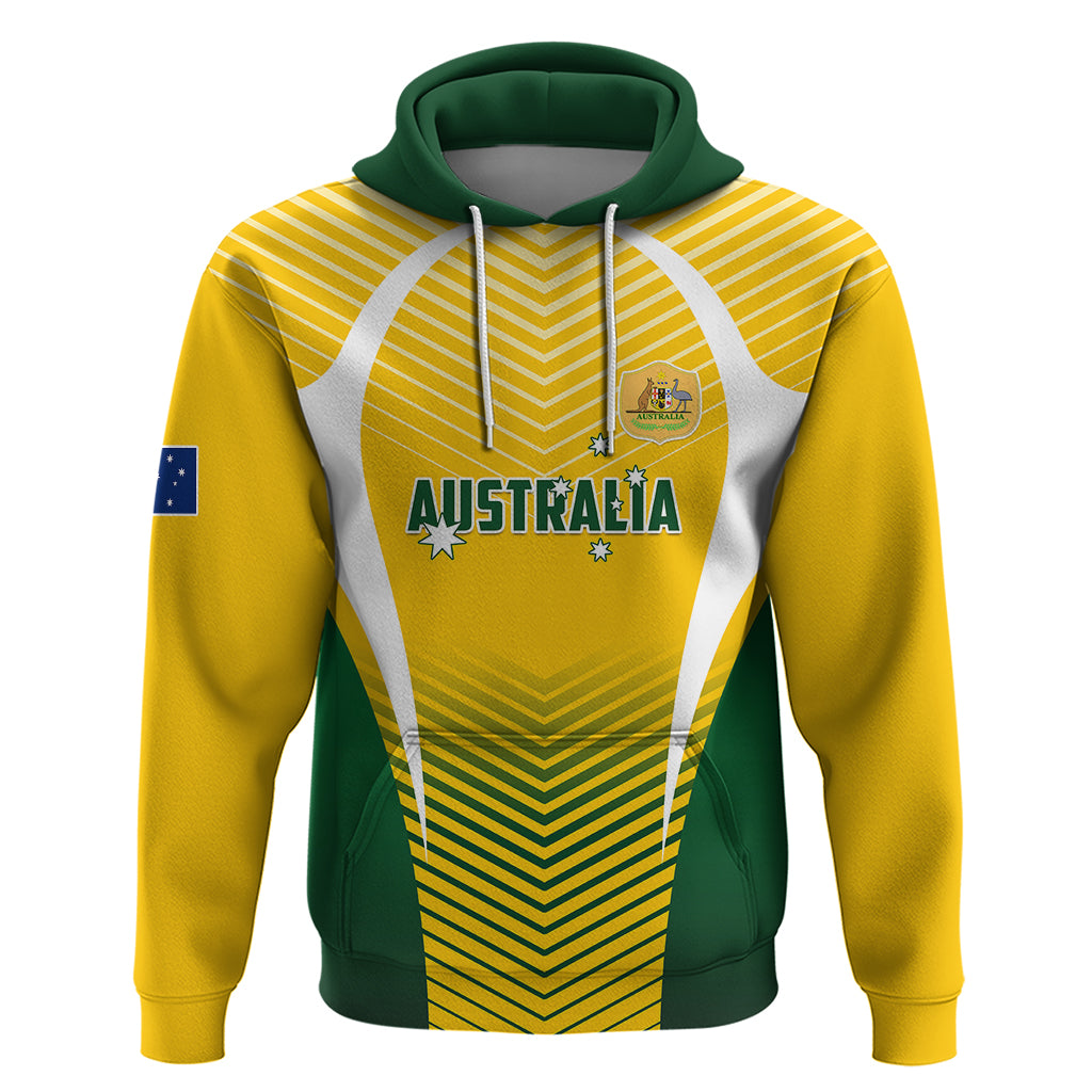 Australia Soccer Hoodie Matildas Sporty Yellow Version - Shopicos