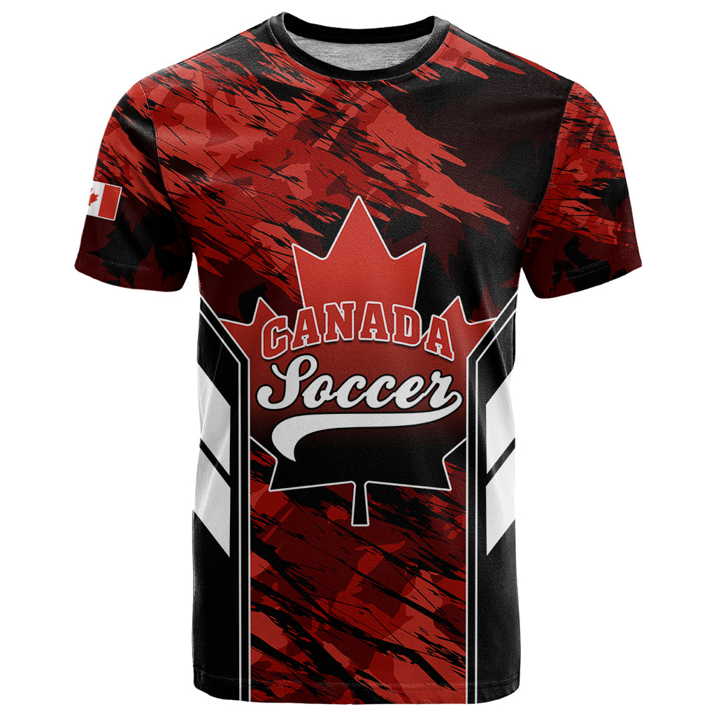 Canada Soccer T Shirt Canadian Maple Sporty Style - Shopicos