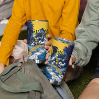 Personalized Barbados God Of The Sea Tumbler Cup Bajan Flying Fish Special Version - Shopicos