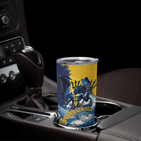 Personalized Barbados God Of The Sea Tumbler Cup Bajan Flying Fish Special Version - Shopicos