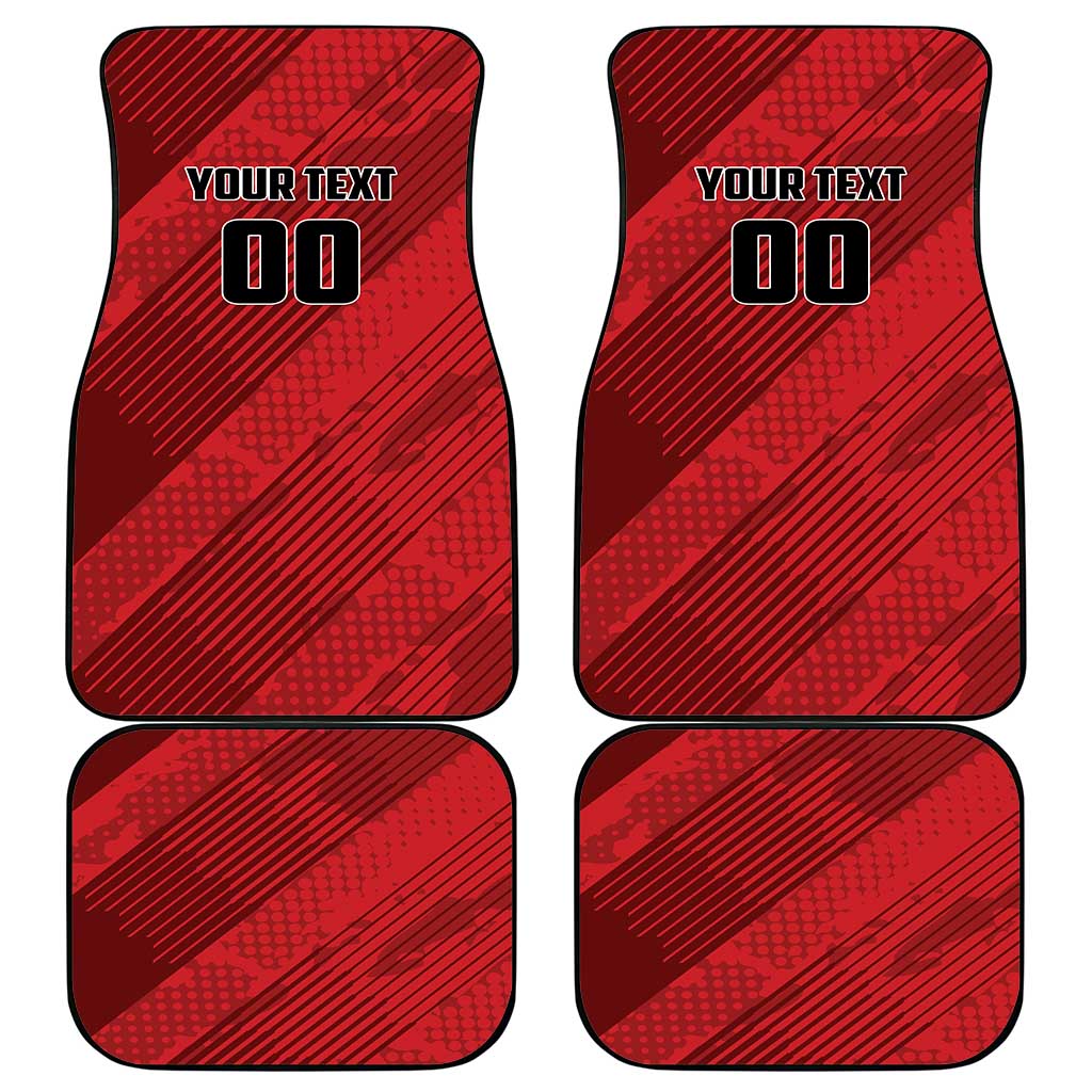 Canada Soccer Car Mats Maple Leaf Together We Rise