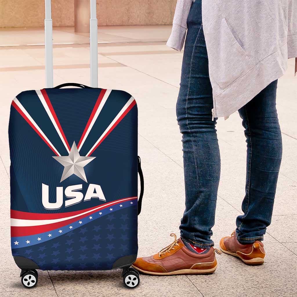 USA Star Medal Luggage Cover United States of America Champion - Shopicos