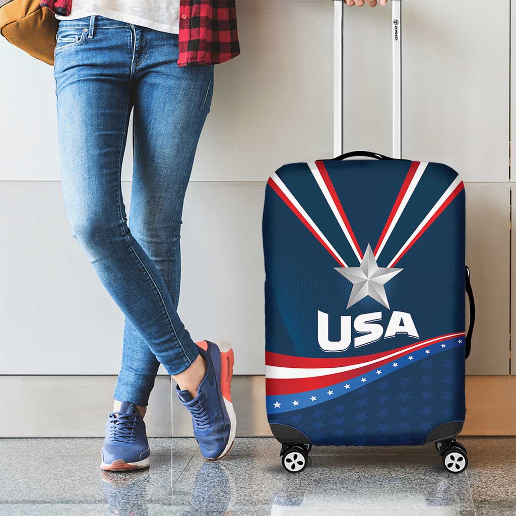 USA Star Medal Luggage Cover United States of America Champion - Shopicos