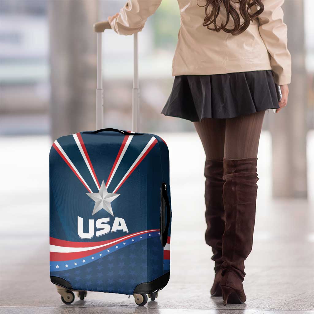 USA Star Medal Luggage Cover United States of America Champion - Shopicos