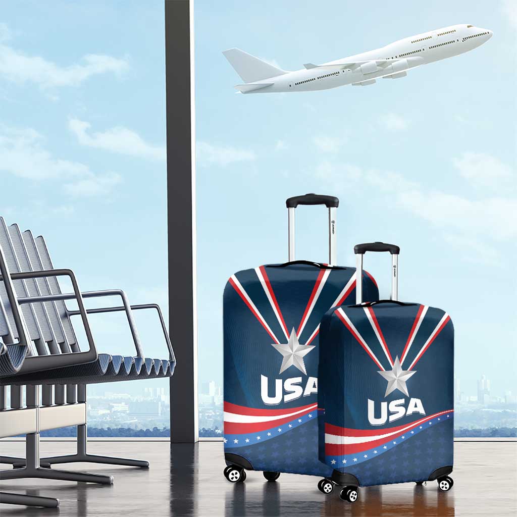 USA Star Medal Luggage Cover United States of America Champion - Shopicos