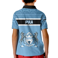 Botswana Kid Polo Shirt Tswana Pula African Pattern - Shopicos