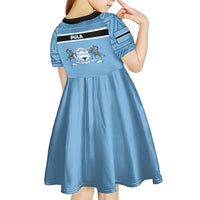 Botswana Kid Short Sleeve Dress Tswana Pula African Pattern - Shopicos