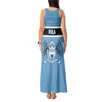 Botswana Tank Maxi Dress Tswana Pula African Pattern - Shopicos