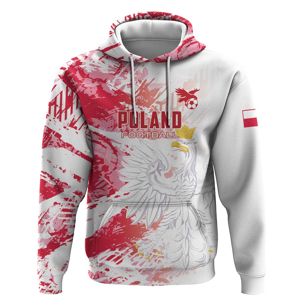 Custom Poland 2024 Football Hoodie Orly Go Champions - Shopicos