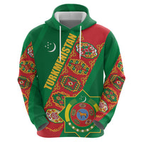 Turkmenistan Flag Day Hoodie Turkmenistan Bitaraplygyn watanydyr - Shopicos
