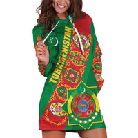 Turkmenistan Flag Day Hoodie Dress Turkmenistan Bitaraplygyn watanydyr - Shopicos