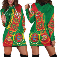 Turkmenistan Flag Day Hoodie Dress Turkmenistan Bitaraplygyn watanydyr - Shopicos